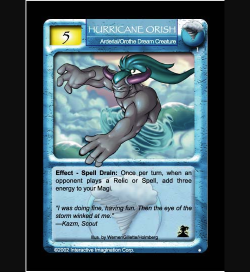 Hurricane Orish - Arderial - Foil